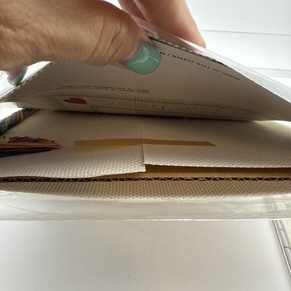 Vtg Sunset 2993 Bird In The Hand Counted Cross Stitch Kit 12”x12” Open Complete+ - Picture 7 of 12